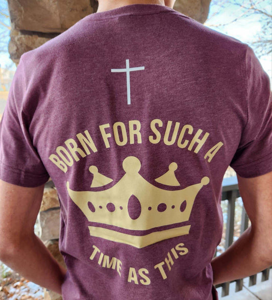 Born For Such A Time T-shirt (Plum)